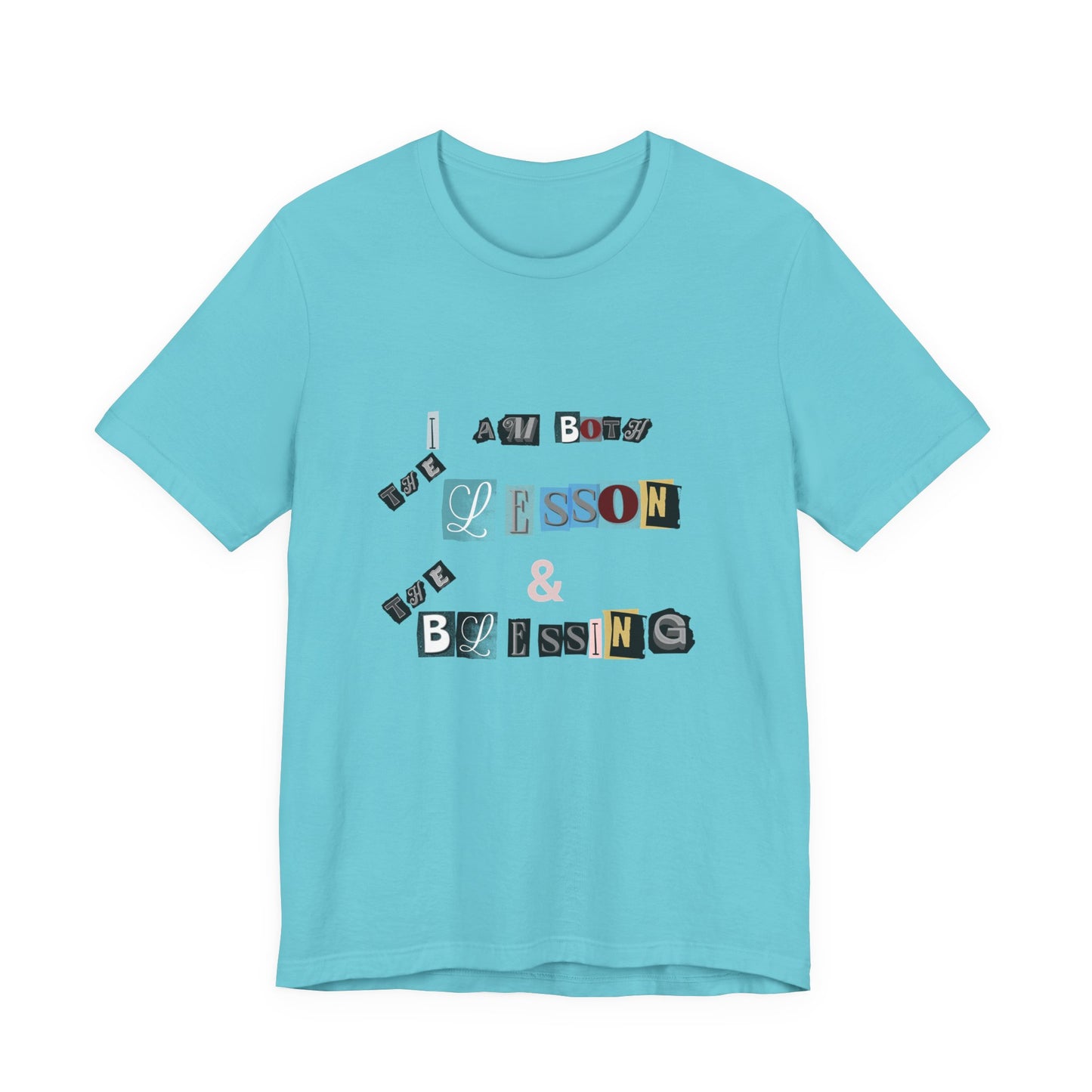 Power of Words Motivational Tee-- Lesson and Blessing