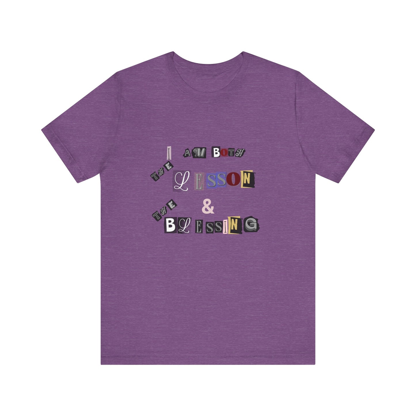Power of Words Motivational Tee-- Lesson and Blessing