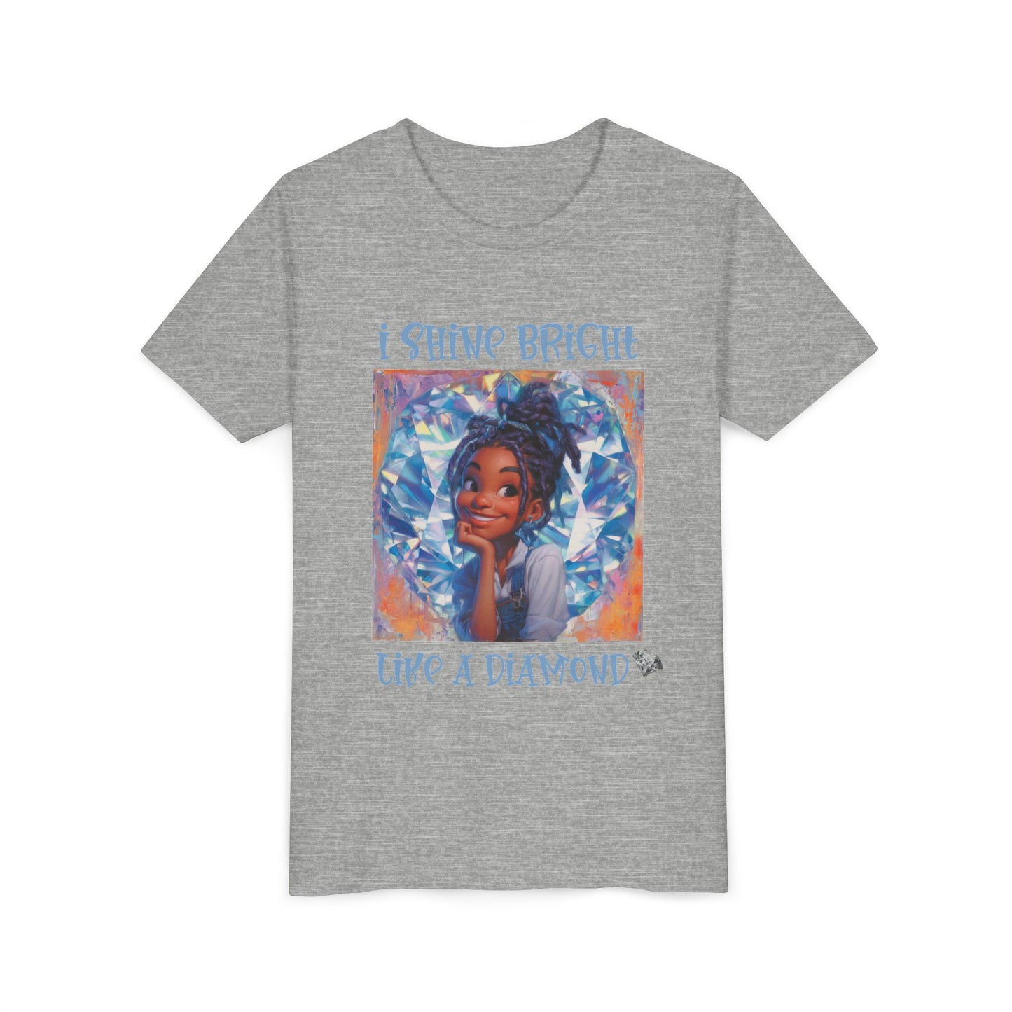 Youth Tee - Black Girl Empowerment Top, Confidence T-Shirt