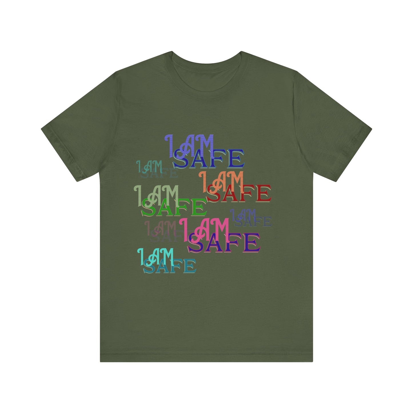 Motivational Tee: The Affirmations Collection -- I Am Safe
