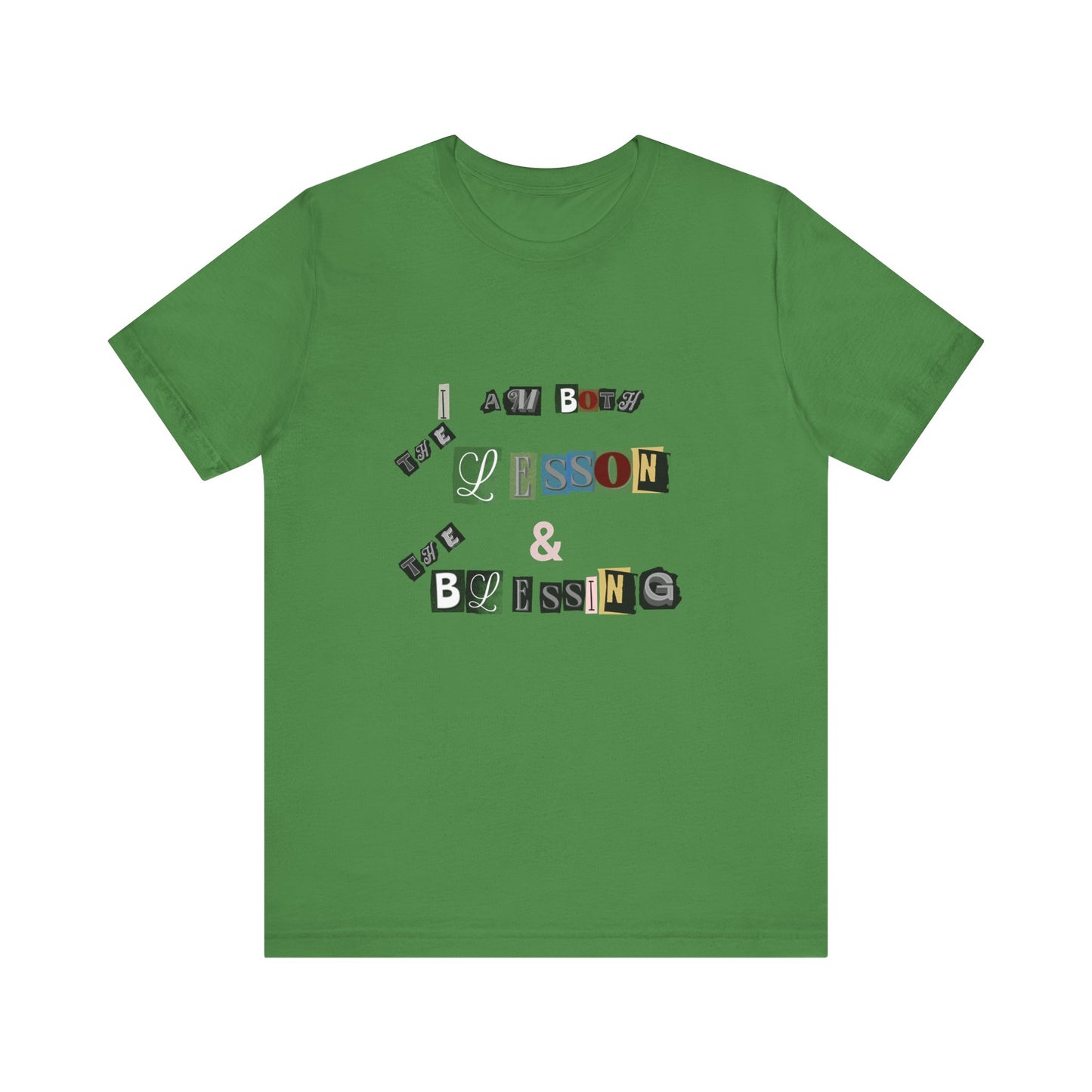Power of Words Motivational Tee-- Lesson and Blessing