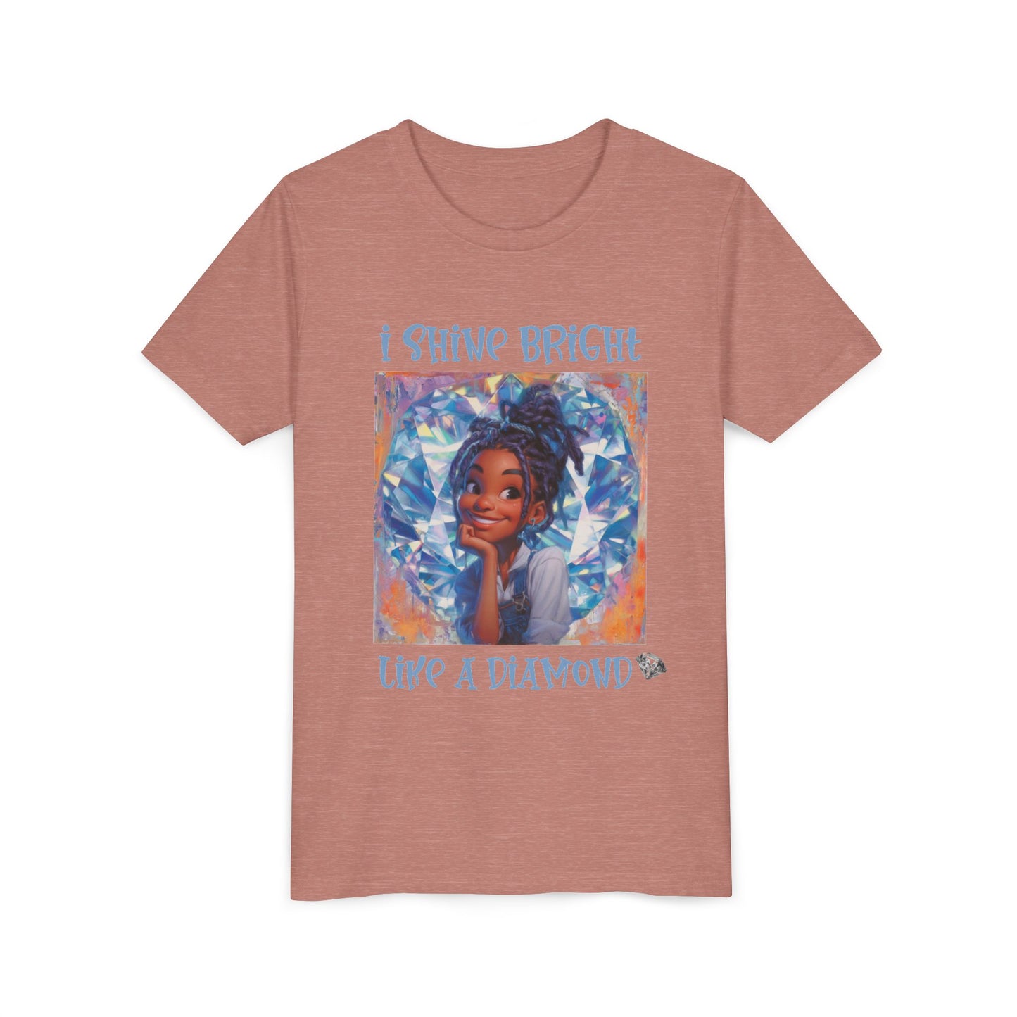 Youth Tee - Black Girl Empowerment Top, Confidence T-Shirt