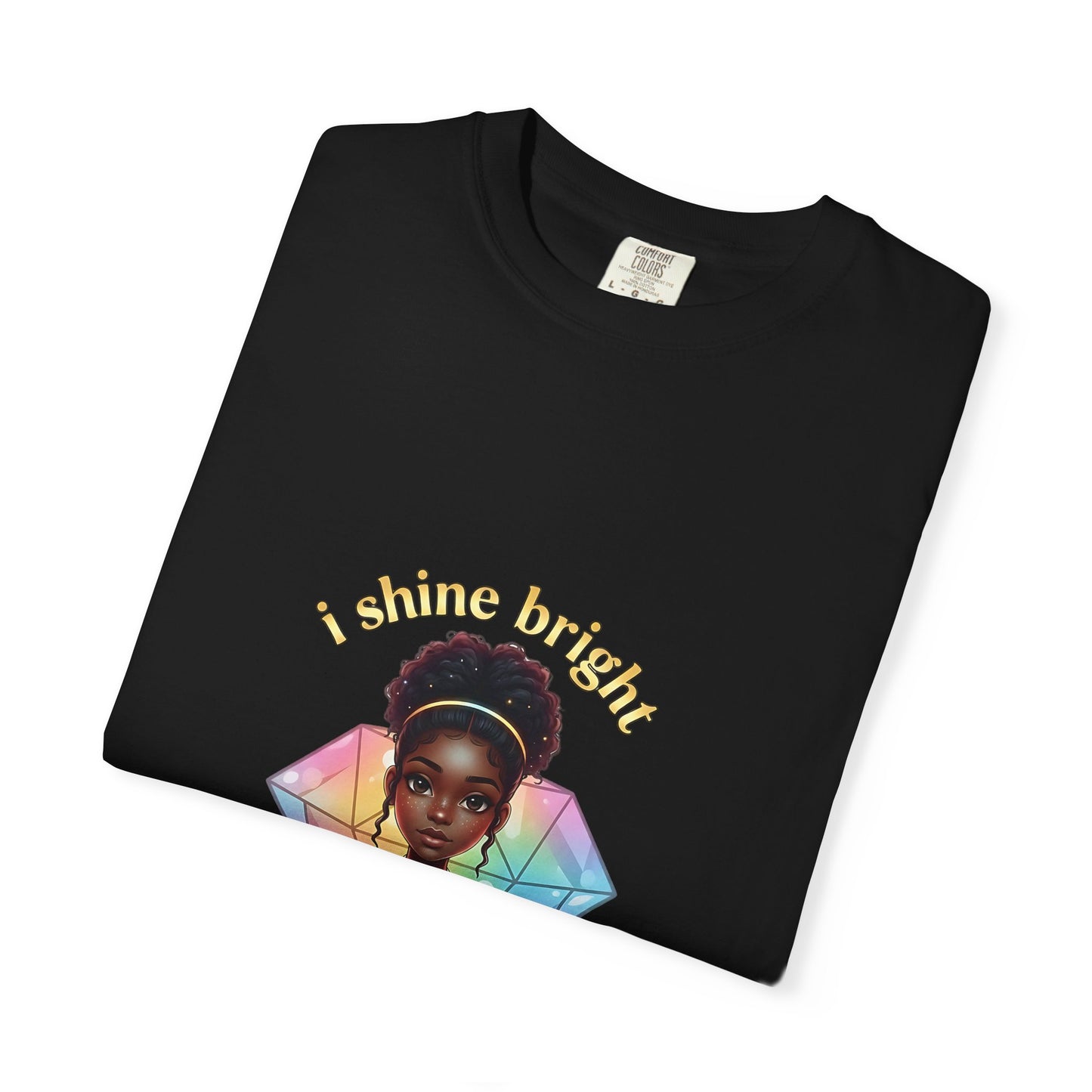 Empowering Teens Tee – “SHINE BRIGHT LIKE A DIAMOND” Positive Affirmation T-Shirt for Teens