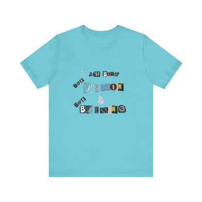 Power of Words Motivational Tee-- Lesson and Blessing