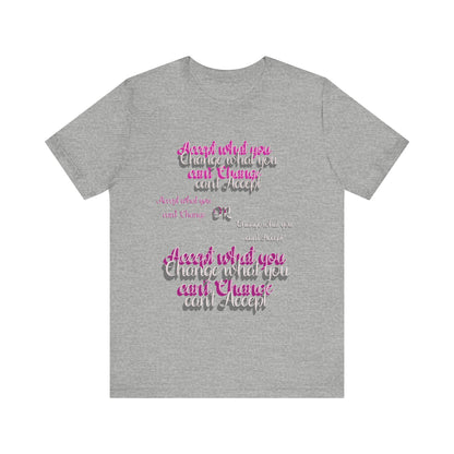 Power of Words Motivational Tee- Acceptance