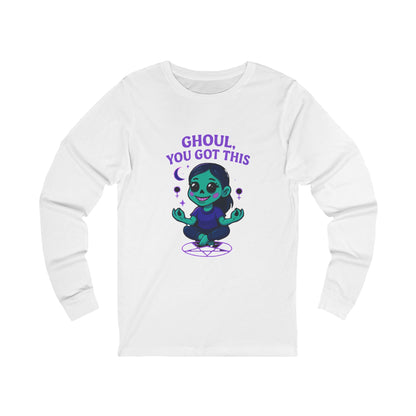 Ghoul You Got This Tee | Mental Health Halloween Unisex Jersey Long Sleeve Shirt