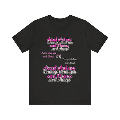 Power of Words Motivational Tee- Acceptance