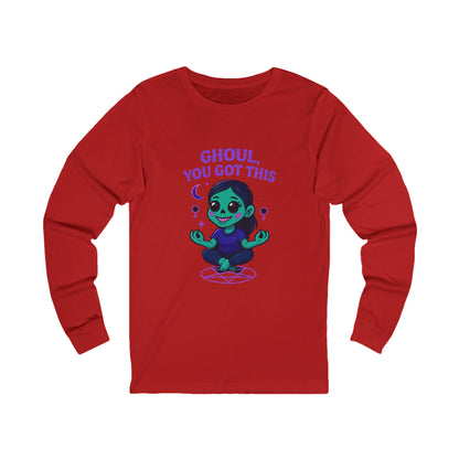 Ghoul You Got This Tee | Mental Health Halloween Unisex Jersey Long Sleeve Shirt