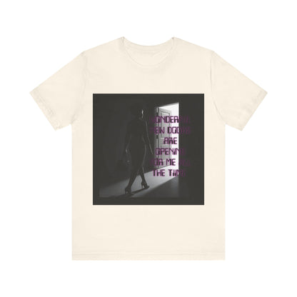 Motivational Tee: The Affirmations Collection -- New Doors