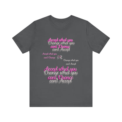 Power of Words Motivational Tee- Acceptance
