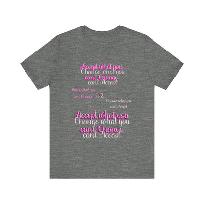 Power of Words Motivational Tee- Acceptance