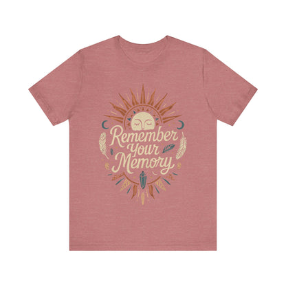 🌀 Remember Your Memory Tee – Awaken What’s Within.