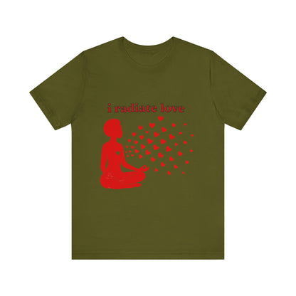 Motivational Tee: The Affirmations Collection -- Radiate Love