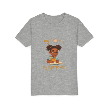 Youth Tee - Black Girl Empowerment Top, Confidence T-Shirt