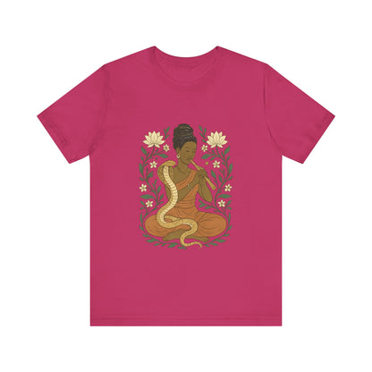 🐍 Snake Charmer Meditative Tee – Flow. Transform. Align.