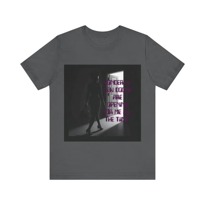 Motivational Tee: The Affirmations Collection -- New Doors