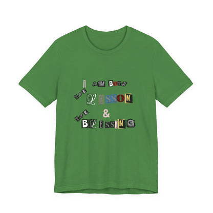 Power of Words Motivational Tee-- Lesson and Blessing