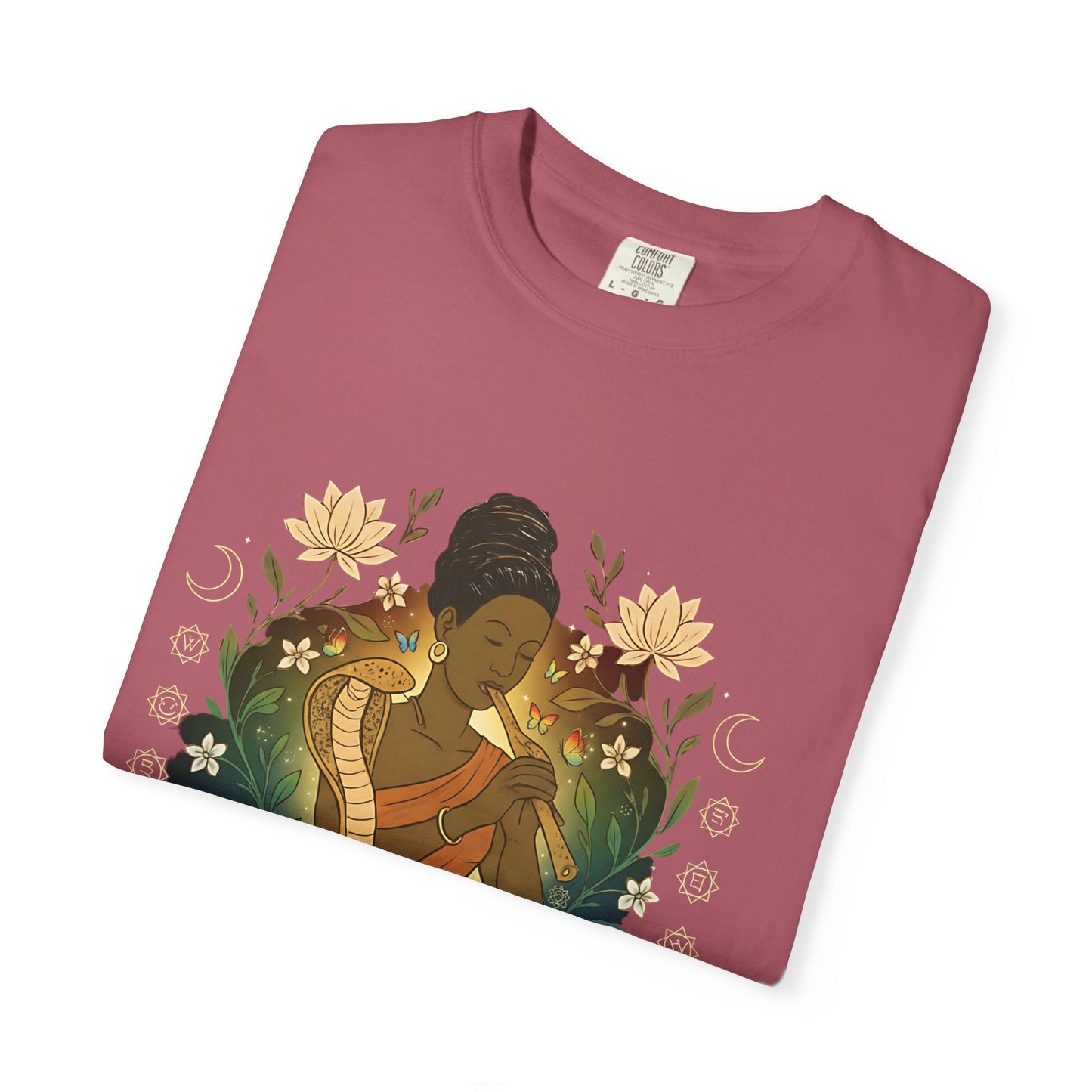 🐍 Snake Charmer Meditative Tee – Flow. Transform. Align.