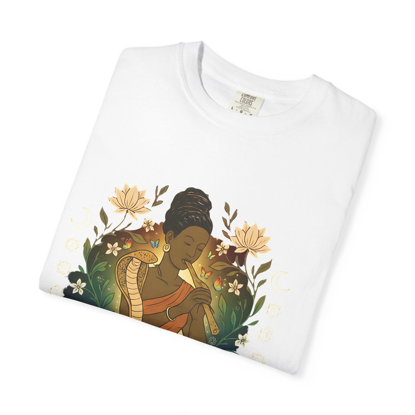 🐍 Snake Charmer Meditative Tee – Flow. Transform. Align.