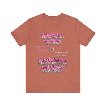 Power of Words Motivational Tee- Acceptance
