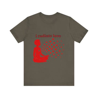 Motivational Tee: The Affirmations Collection -- Radiate Love