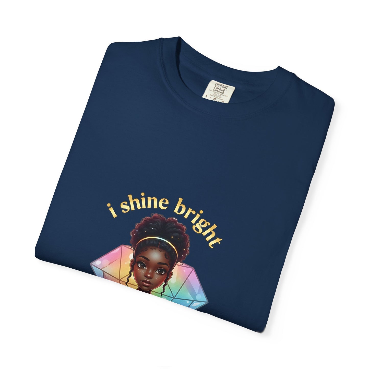 Empowering Teens Tee – “SHINE BRIGHT LIKE A DIAMOND” Positive Affirmation T-Shirt for Teens