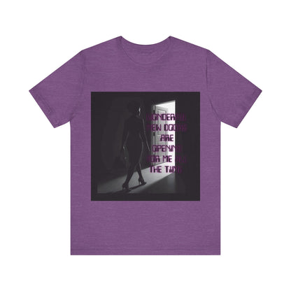 Motivational Tee: The Affirmations Collection -- New Doors