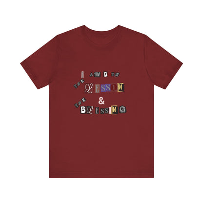 Power of Words Motivational Tee-- Lesson and Blessing