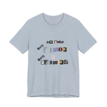 Power of Words Motivational Tee-- Lesson and Blessing