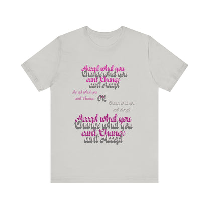 Power of Words Motivational Tee- Acceptance