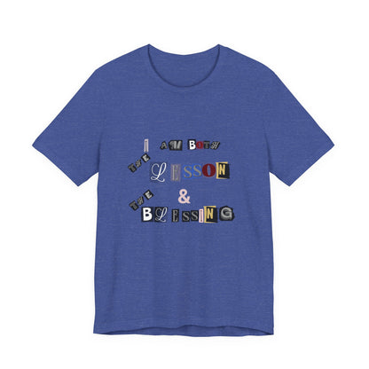Power of Words Motivational Tee-- Lesson and Blessing