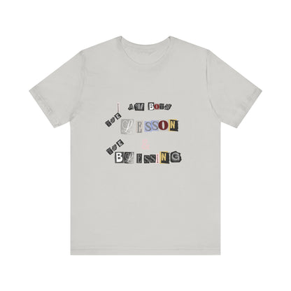 Power of Words Motivational Tee-- Lesson and Blessing