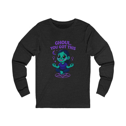 Ghoul You Got This Tee | Mental Health Halloween Unisex Jersey Long Sleeve Shirt
