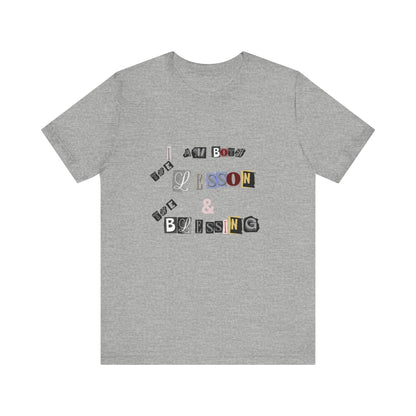 Power of Words Motivational Tee-- Lesson and Blessing