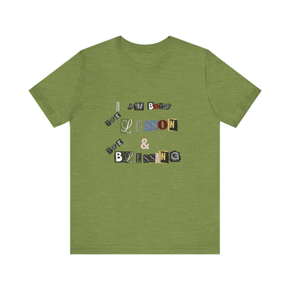 Power of Words Motivational Tee-- Lesson and Blessing
