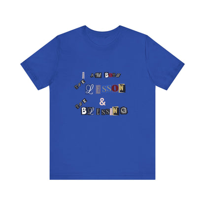 Power of Words Motivational Tee-- Lesson and Blessing