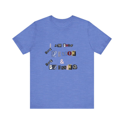 Power of Words Motivational Tee-- Lesson and Blessing
