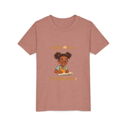Youth Tee - Black Girl Empowerment Top, Confidence T-Shirt