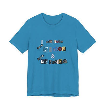 Power of Words Motivational Tee-- Lesson and Blessing