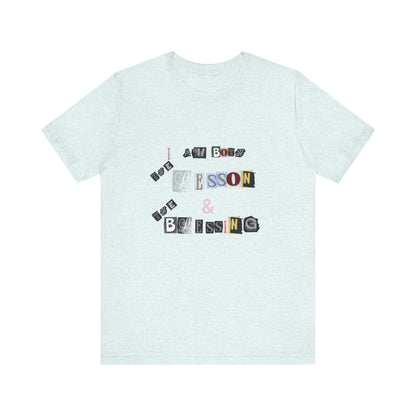 Power of Words Motivational Tee-- Lesson and Blessing