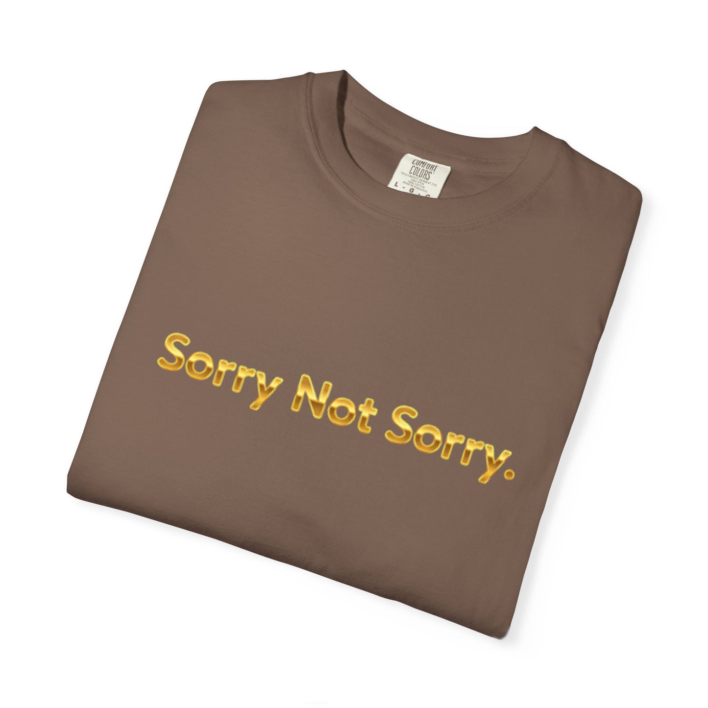 “Sorry Not Sorry” Graphic Tee – Casual Unisex T-Shirt