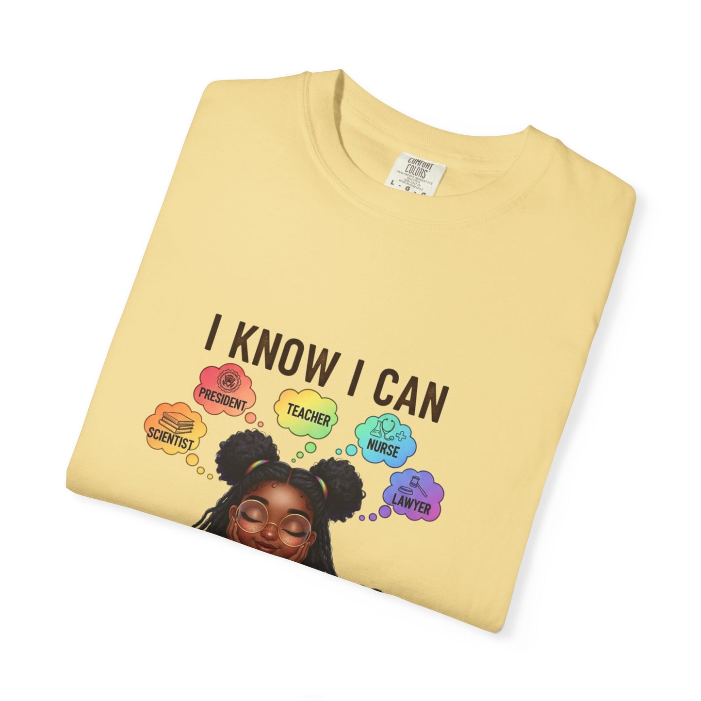 Empowering Teens Tee – “BE WHAT I WANNA BE” Positive Affirmation T-Shirt for Teens