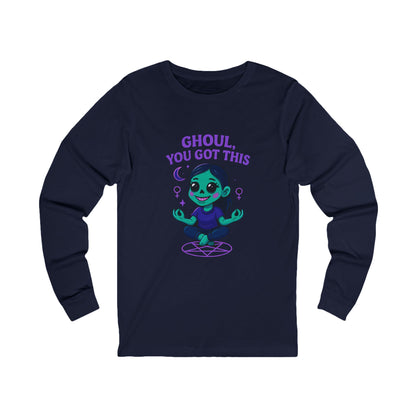 Ghoul You Got This Tee | Mental Health Halloween Unisex Jersey Long Sleeve Shirt