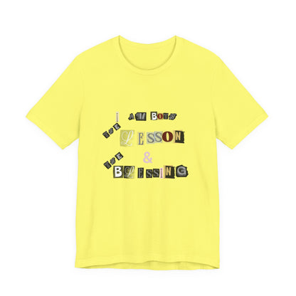 Power of Words Motivational Tee-- Lesson and Blessing