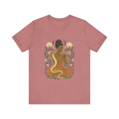 🐍 Snake Charmer Meditative Tee – Flow. Transform. Align.