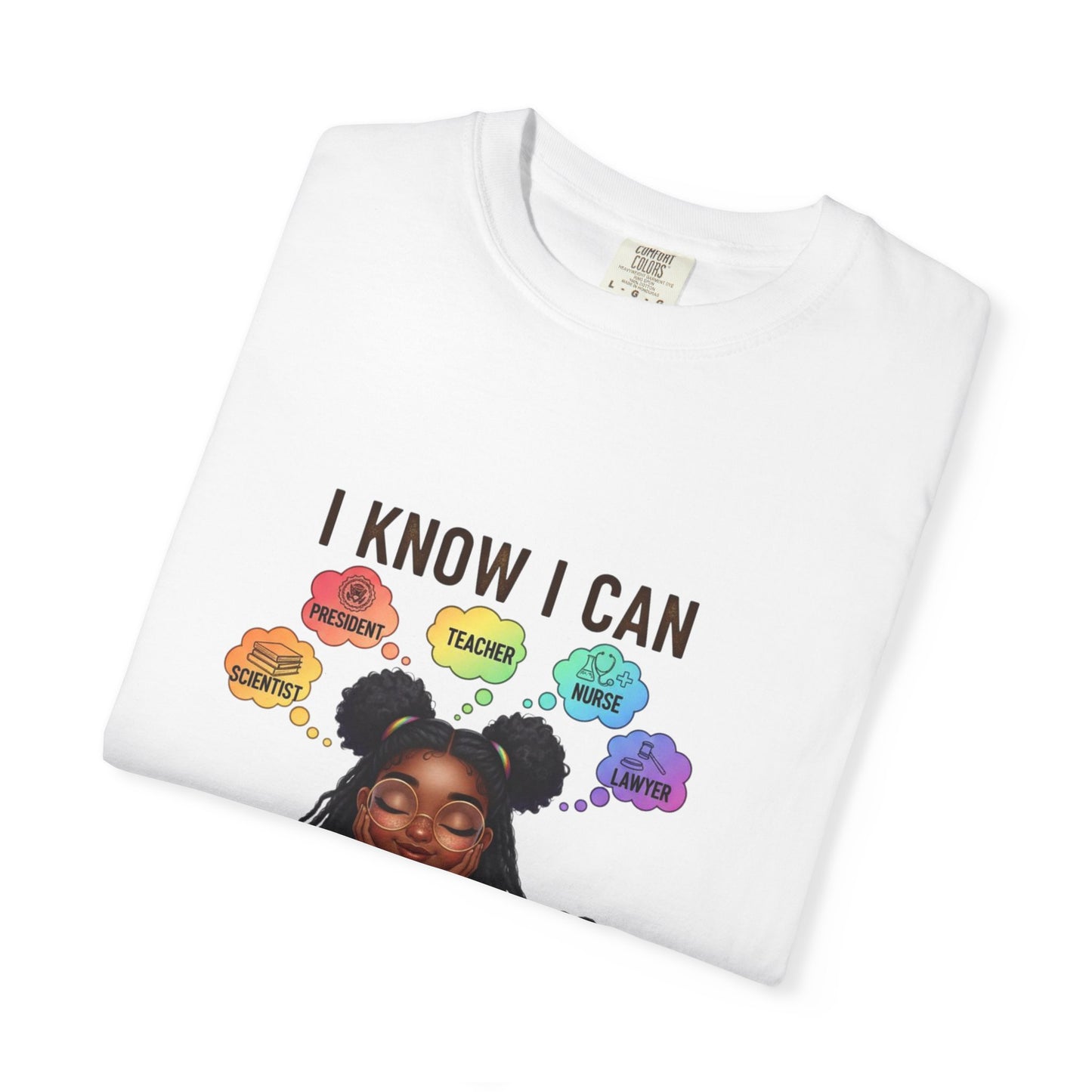 Empowering Teens Tee – “BE WHAT I WANNA BE” Positive Affirmation T-Shirt for Teens