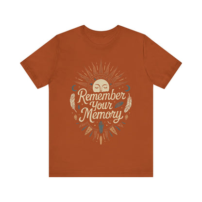 🌀 Remember Your Memory Tee – Awaken What’s Within.