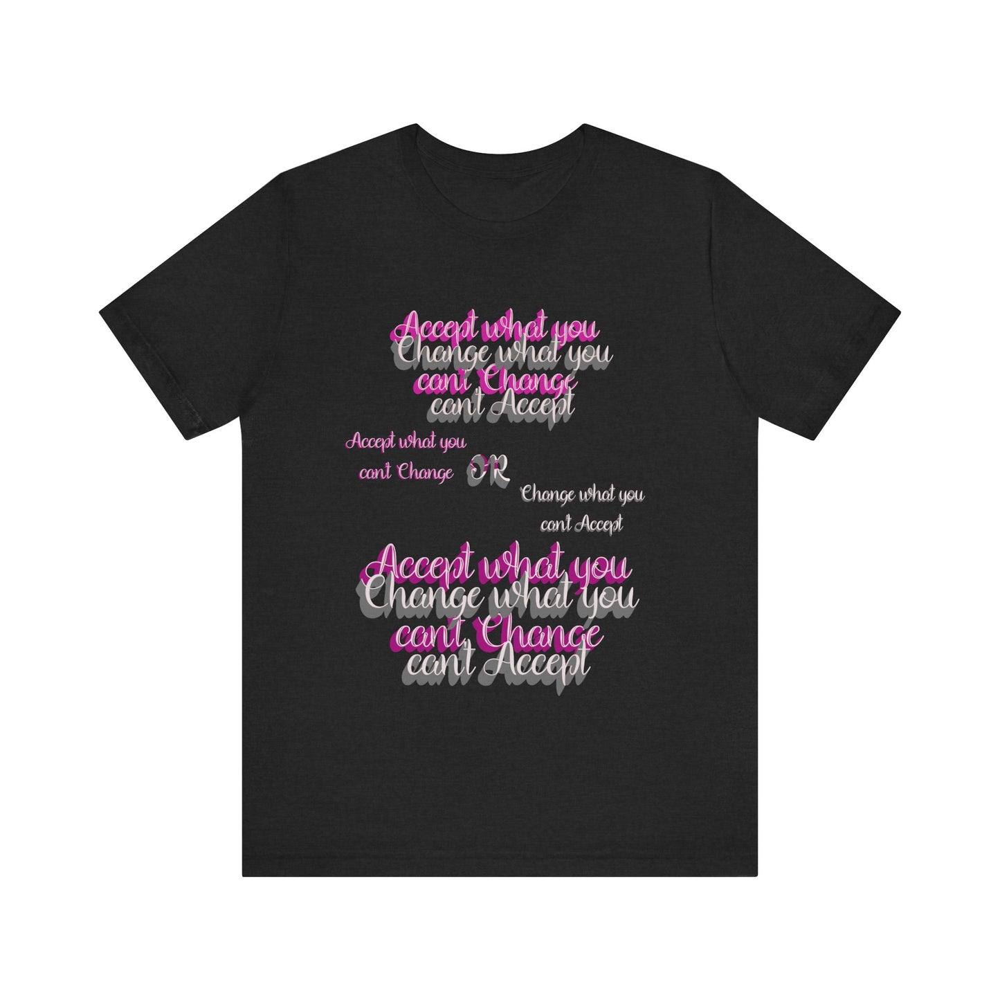 Power of Words Motivational Tee- Acceptance