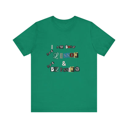 Power of Words Motivational Tee-- Lesson and Blessing