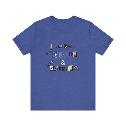 Power of Words Motivational Tee-- Lesson and Blessing